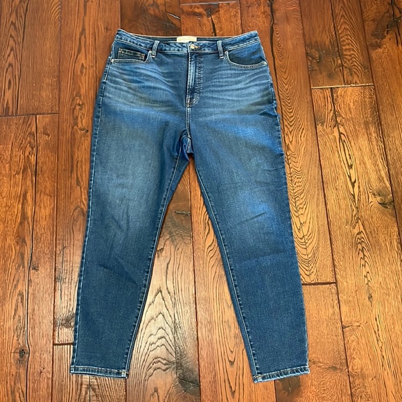 ⭐️ 2/$100⭐️Everlane the curvy high rise skinny jeans Size 33 (Fits 14-16) - Picture 4 of 8